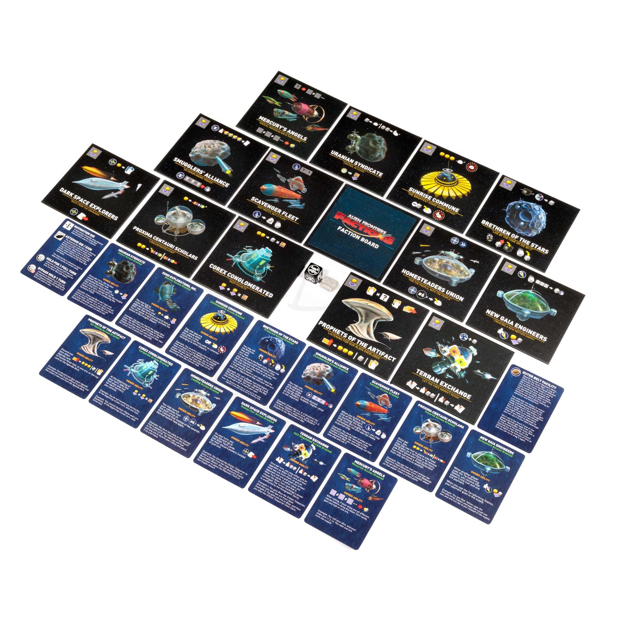 Alien Frontiers Edition X Gioco da Tavolo per 2-4 Giocatori, Età 14+, Strategia | Costruisci la tua colonia spaziale con la gestione strategica delle risorse in Alien Frontiers.