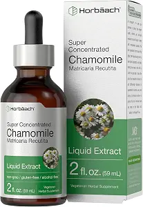 Horbäach Chamomile Extract Liquid | 2 fl oz Tincture | Alcohol Free