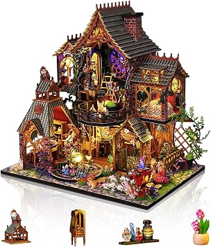DIY Miniature House Kit for Adults, Magic House