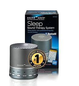 Sound Oasis Bluetooth White Noise Machine – Portable Sound Machine with 20 Non-Looping Nature, Pink & Brown Noise Sounds, Tinnitus Masker for Sleep, Baby, Office & Travel, Rechargeable