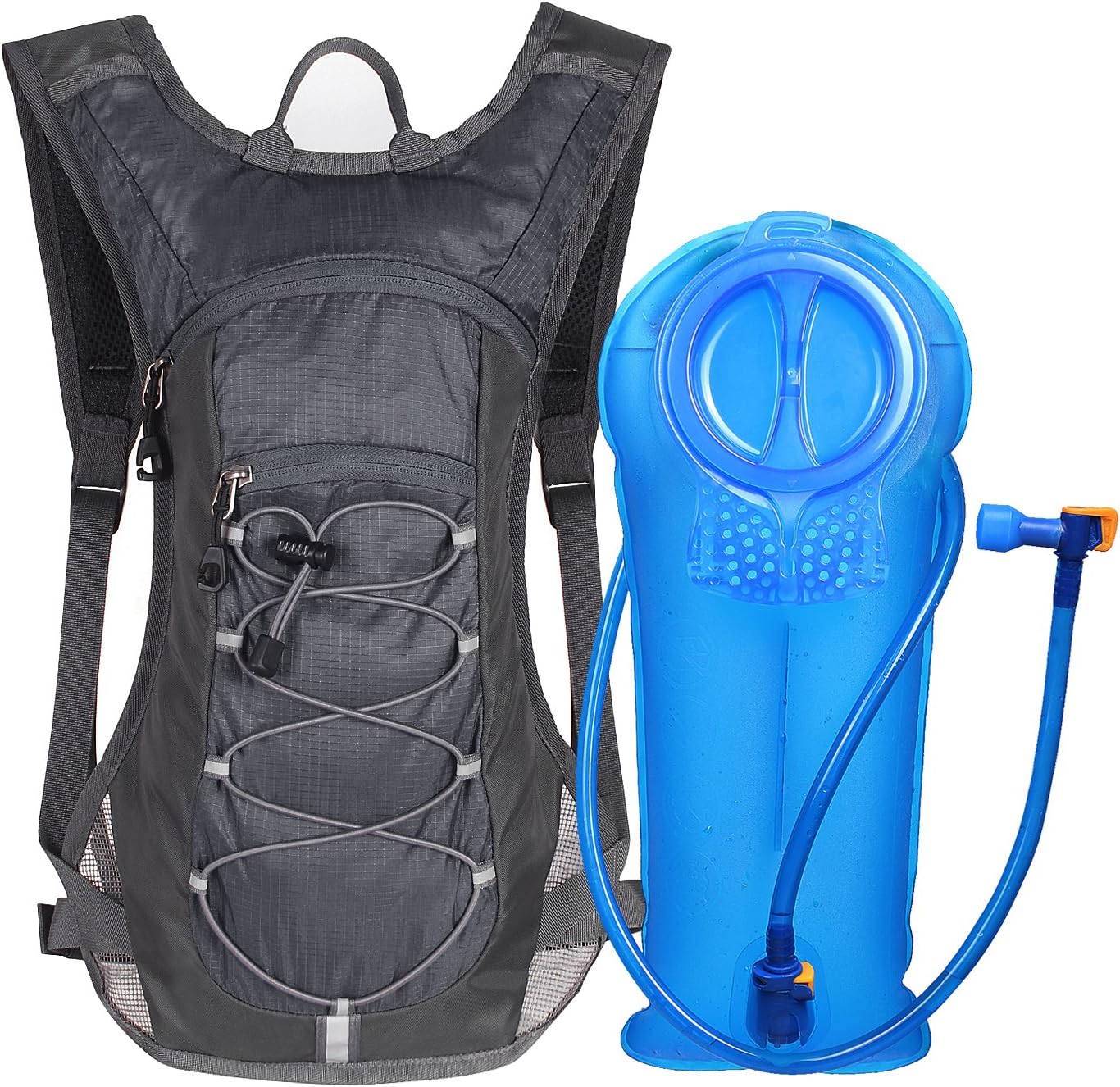 Hydration Pack Backpack with 70 oz 2L Water Bladder for Running, Hiking, Cycling, Climbing, Camping, Biking