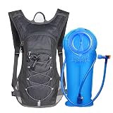 Unigear Hydration Pack Backpack with 2L Water Bladder for Hiking & Cycling Gray