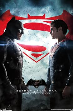 Trends International DC Comics Movie - Batman v Superman - One Sheet Wall Poster, 22.375" x 34", Premium Unframed Version