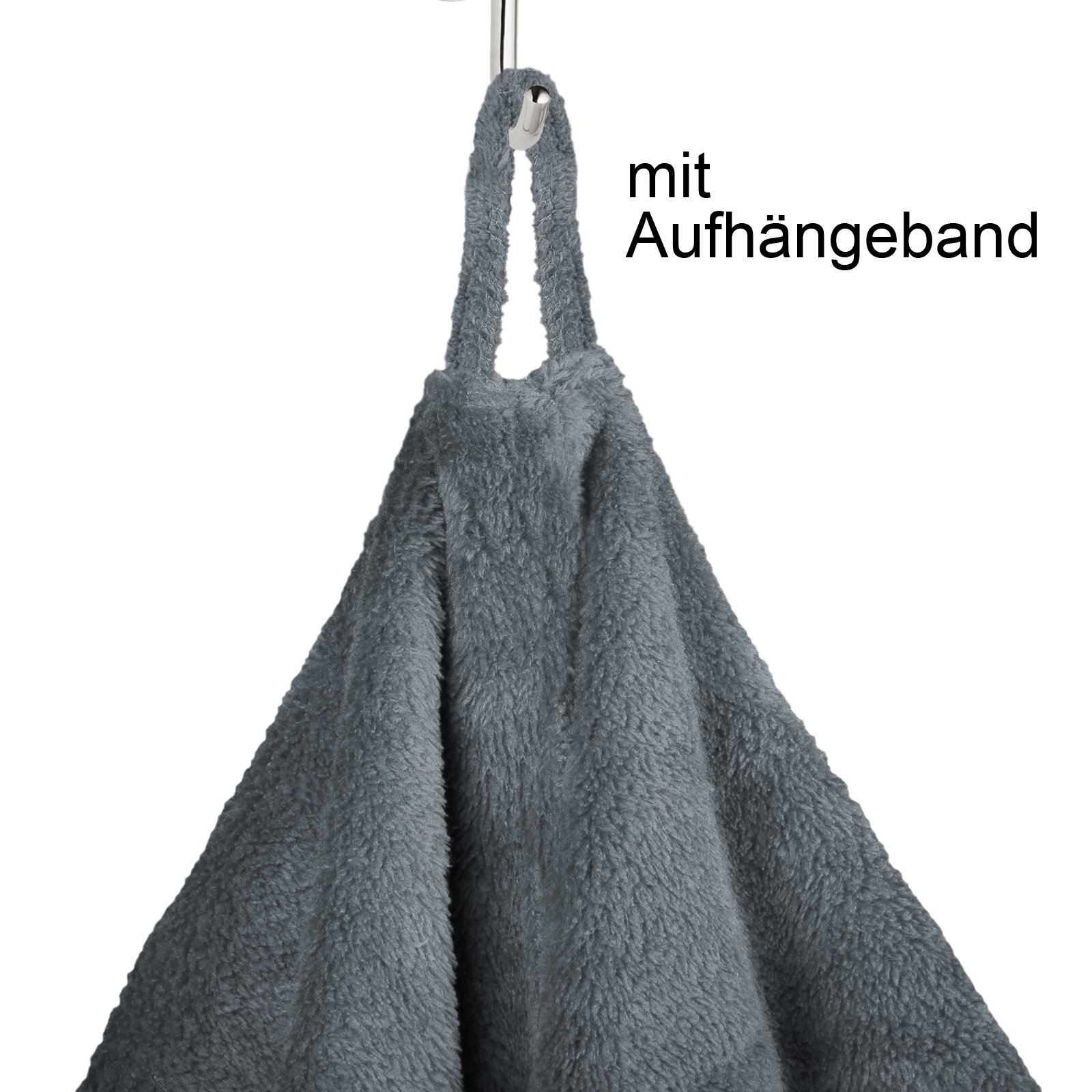 Gräfenstayn® Damen & Herren Kuschelfleece Bademantel mit Kapuze Größe S-XXXL mit Öko-Tex Standard 100 Flanell Fleece
