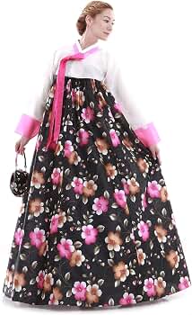 Amazon.co.jp: [Hanbok] 韓国の民族衣装 チマチョゴリ ピンク色の花柄