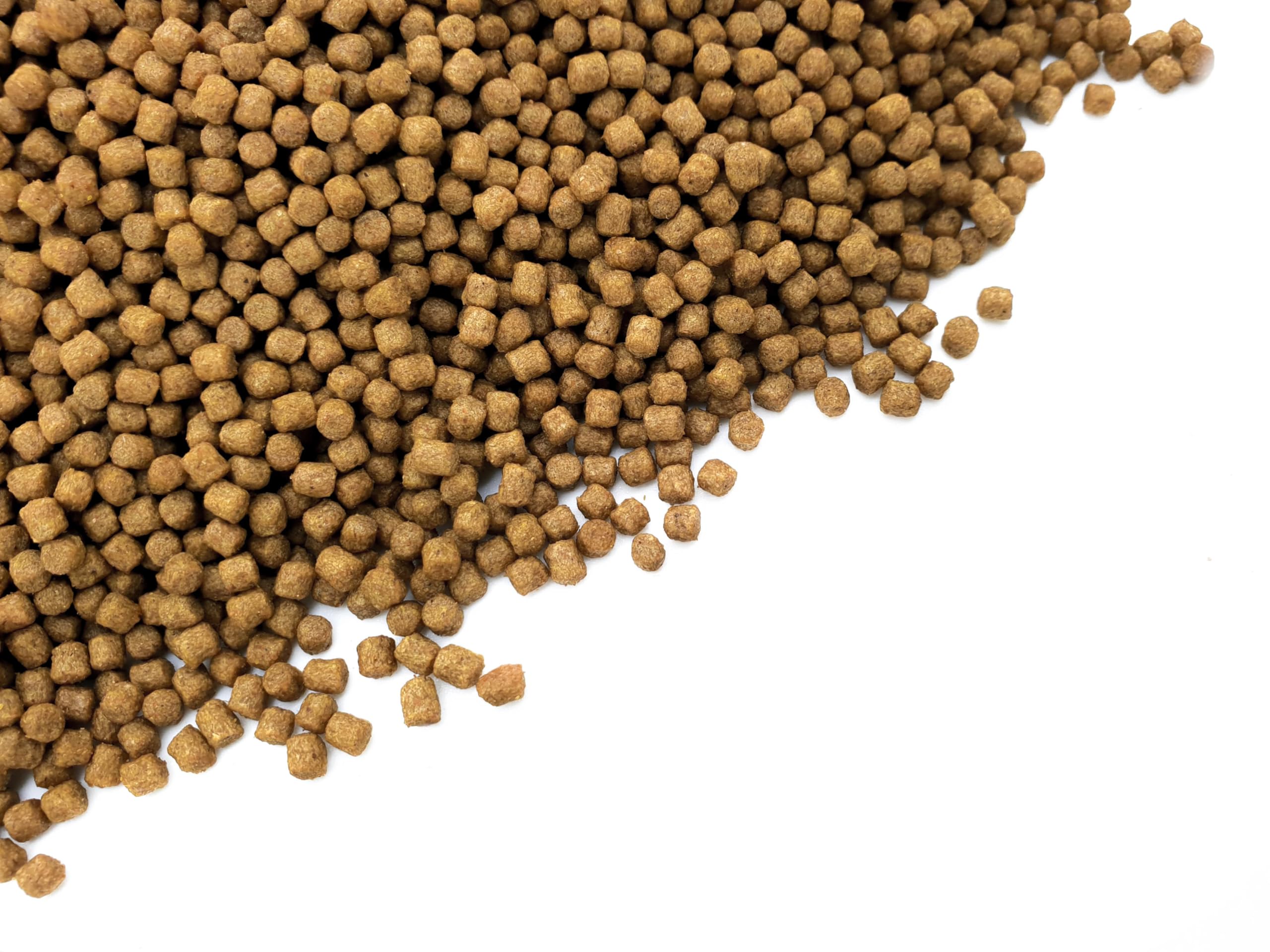 HERONS - Wheatgerm Pellets - 3 mm Pellets for all Goldfish, Japanese koi and Pond Fish - OMEGA-3 Fatty Acids, Vitamin E and C - Improves Digestion, Liver Function - Enhance Colour - 15 KG
