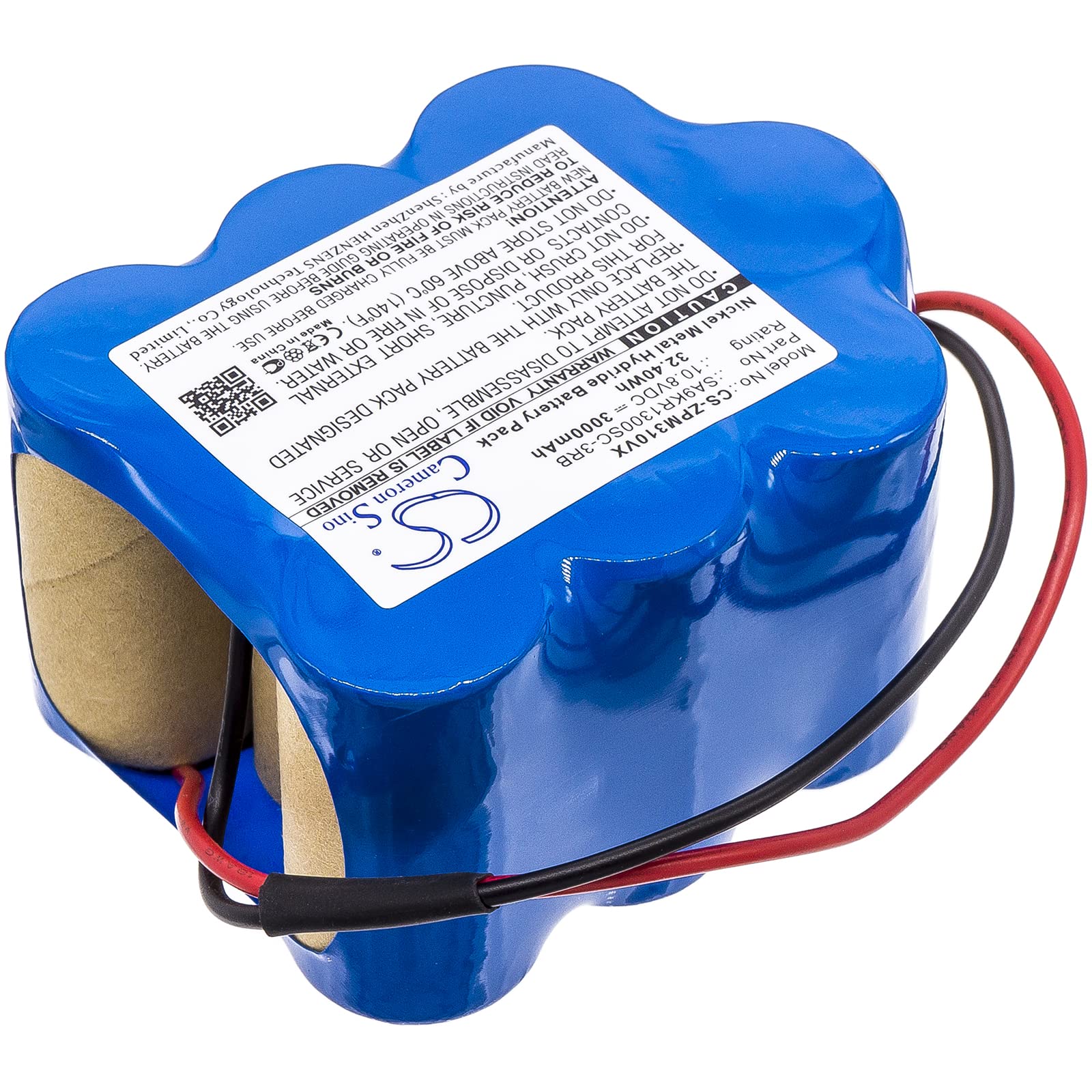 TECHTEK Batterie 3000mAh Compatible avec [ZEPTER] 9P-130SCR, 9P-130SCS, 9P130SCR, 9P130SCS, LMG-310 remplace 9W-1300Cs-Z, C23106FM-SRCB, SA9KR1300SC-3RB FBA
