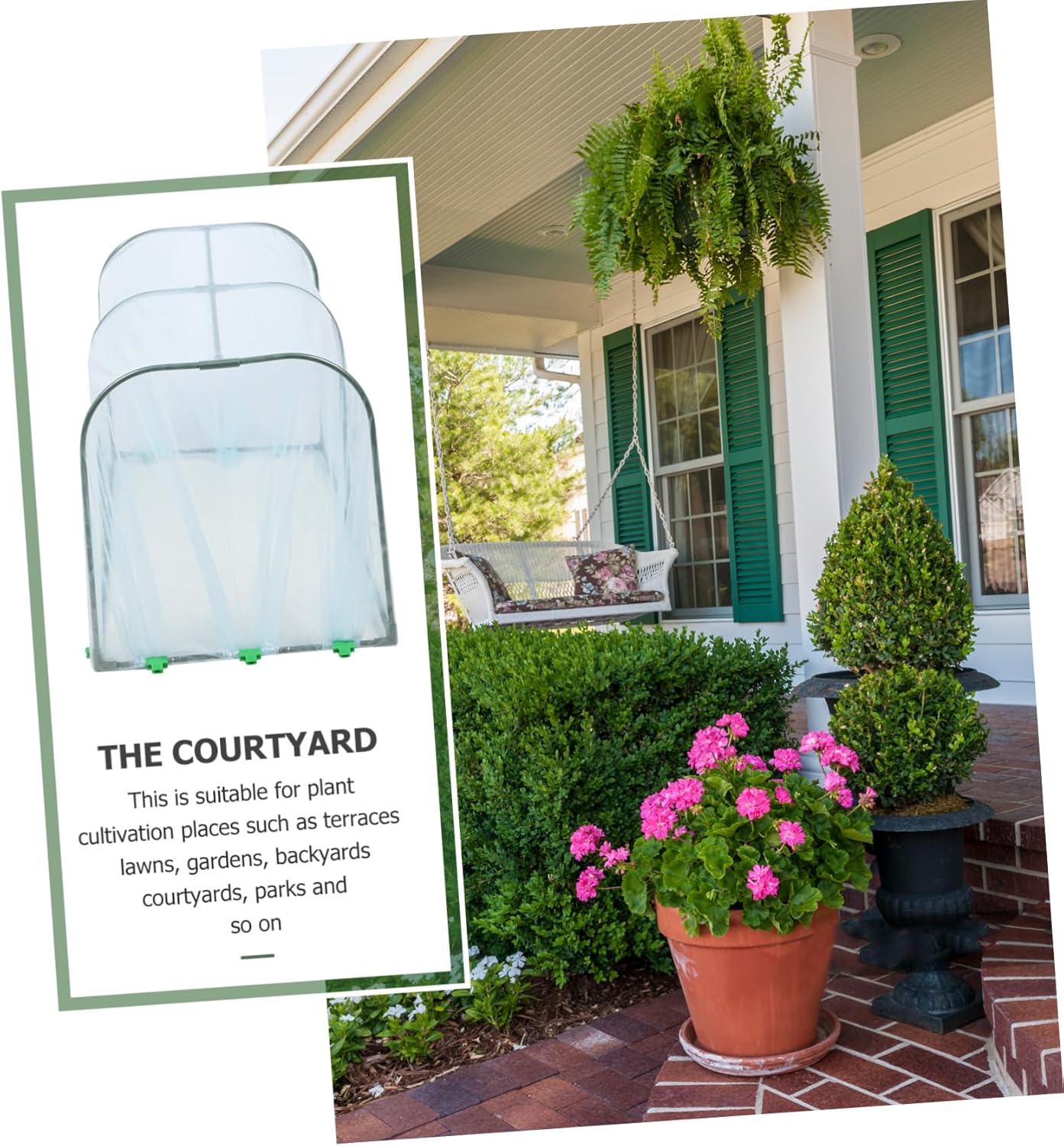 Sosoport Tunnel Shade Cover for Greenhouses Winter Heat Preservation Home Plant Heat Preservation Cold Net