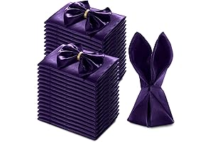 MILVOWOC 72 Pack Purple Linen Napkins for Elegant Occasions