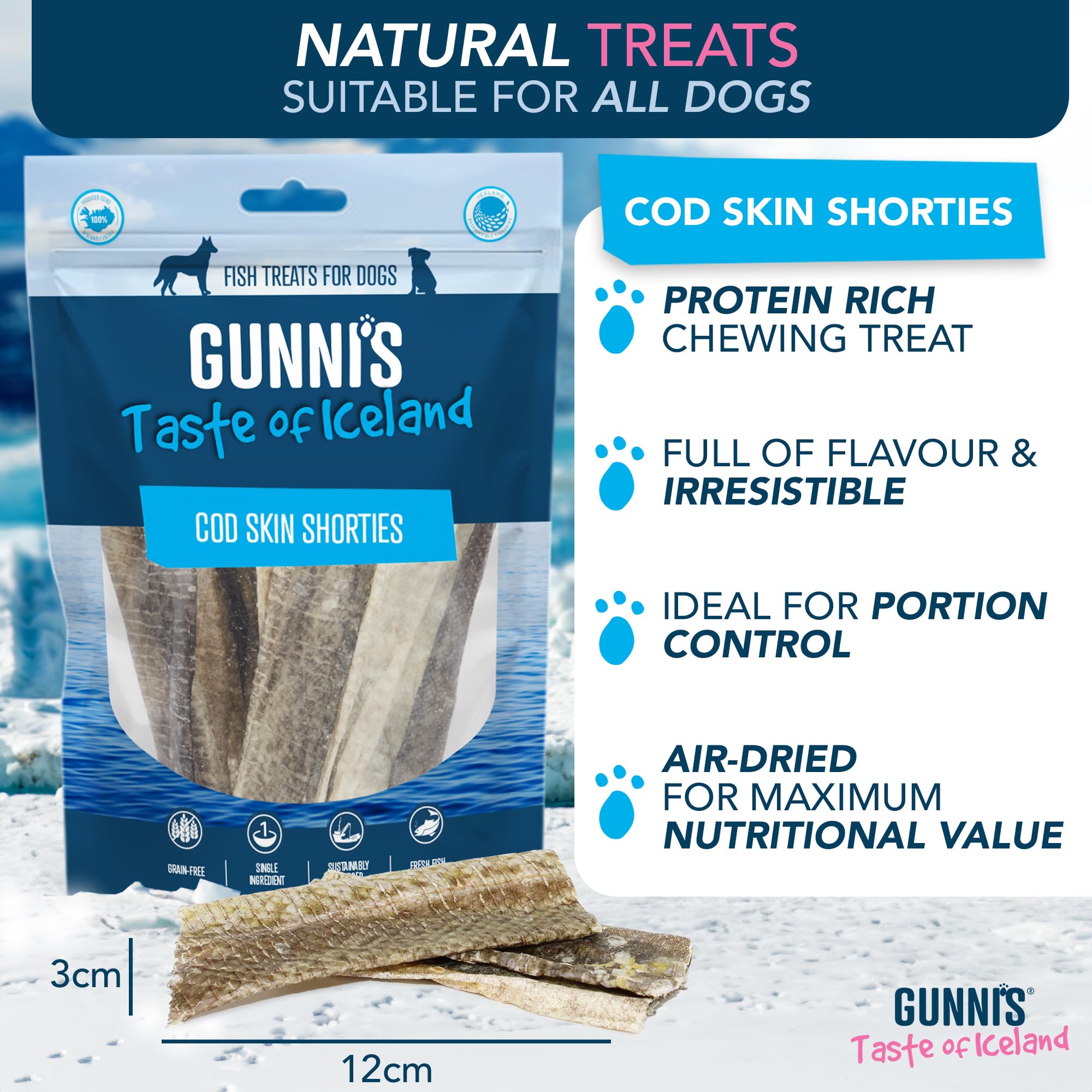 Gunni’s Cod Skin Shorties, 71 g (Pack of 1) - Image 3