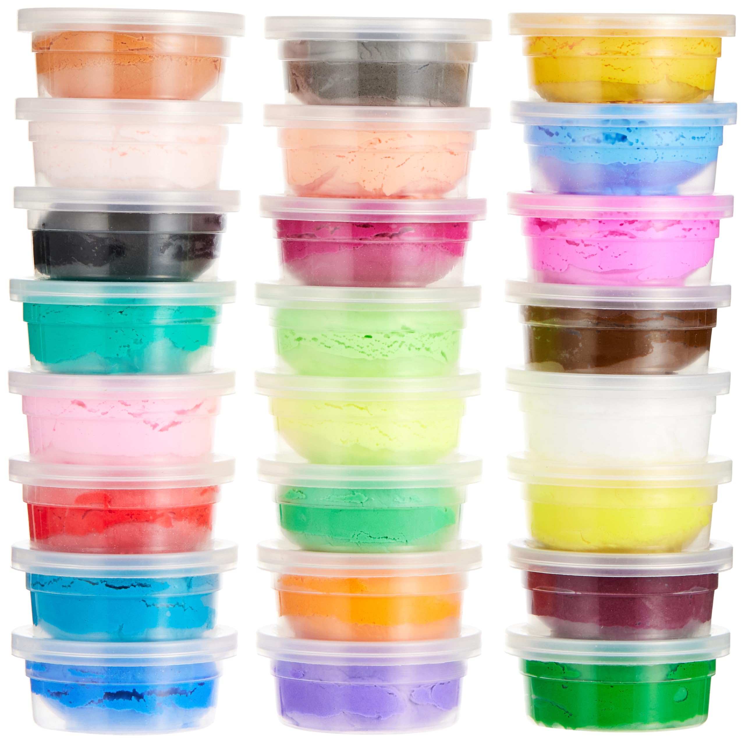 Mumoo Bear Air Dry Clay, 24 Colors Ultra Light Magic Clay, No-Toxic Modeling Clay & Dough for Kids with Tools, Gift for Kids