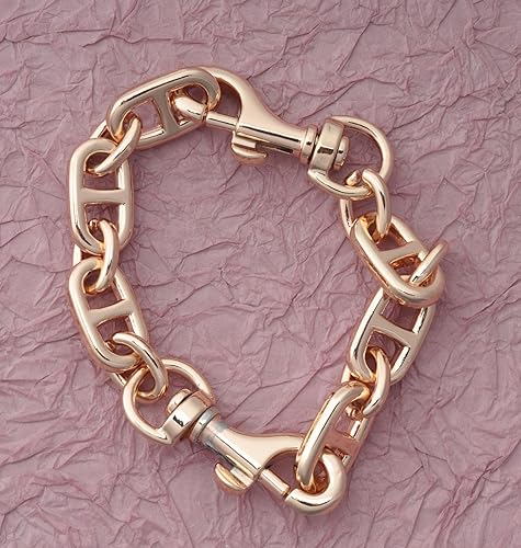 Miniatura 4 de Ruwado 2 extensores de correa de metal de 4.85 pulgadas, accesorios de cadena de repuesto para mujeres y niñas, bolsos, bolsos de hombro, decoración