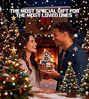 Vista 7 de Spilay Kit de casa en miniatura de bricolaje, kit de casa de muñecas con caja de música, casa de cuco 3D rompecabezas de madera para adultos