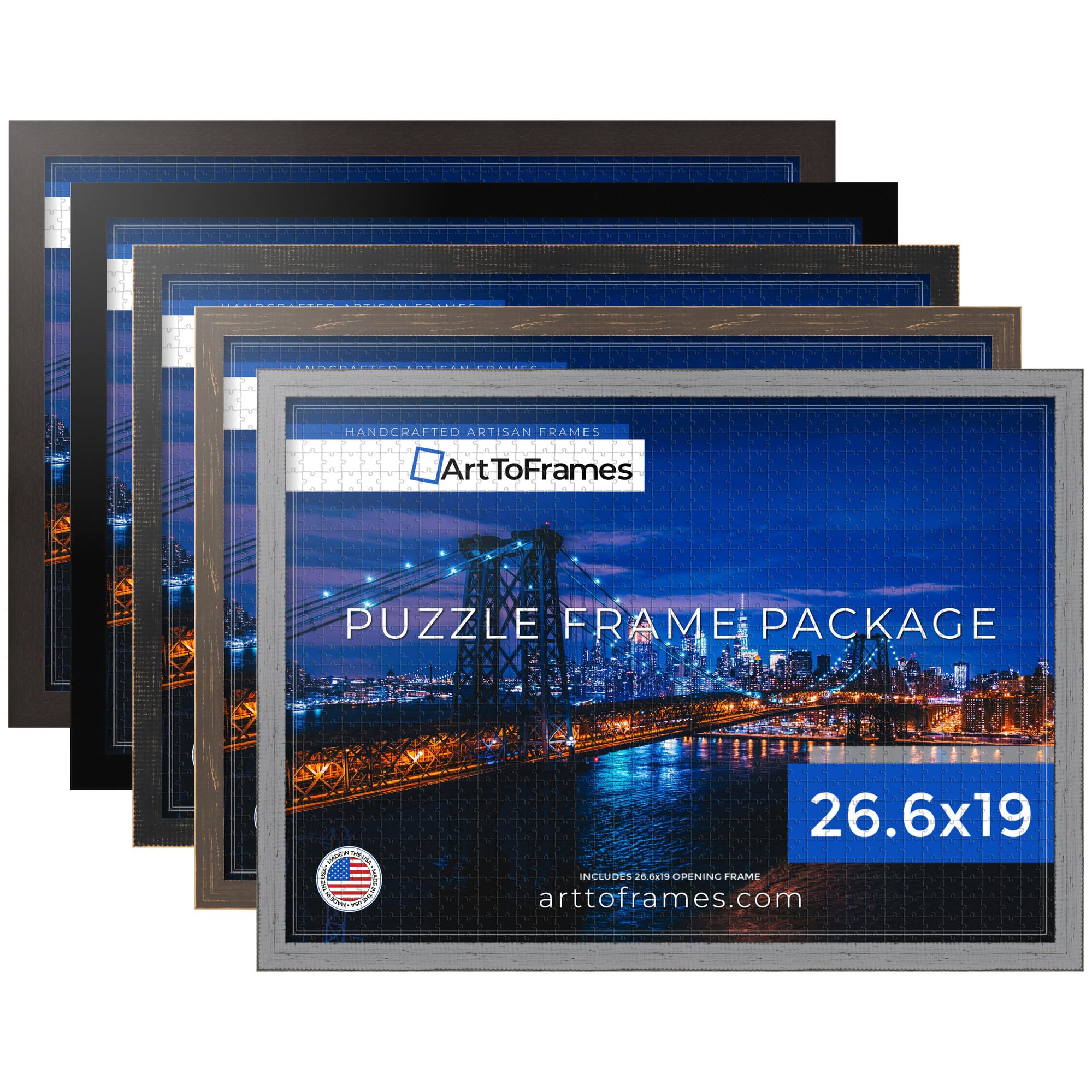 Amazon.com - ArtToFrames 26.6x19 INCH/68x48 CM Black Frame for