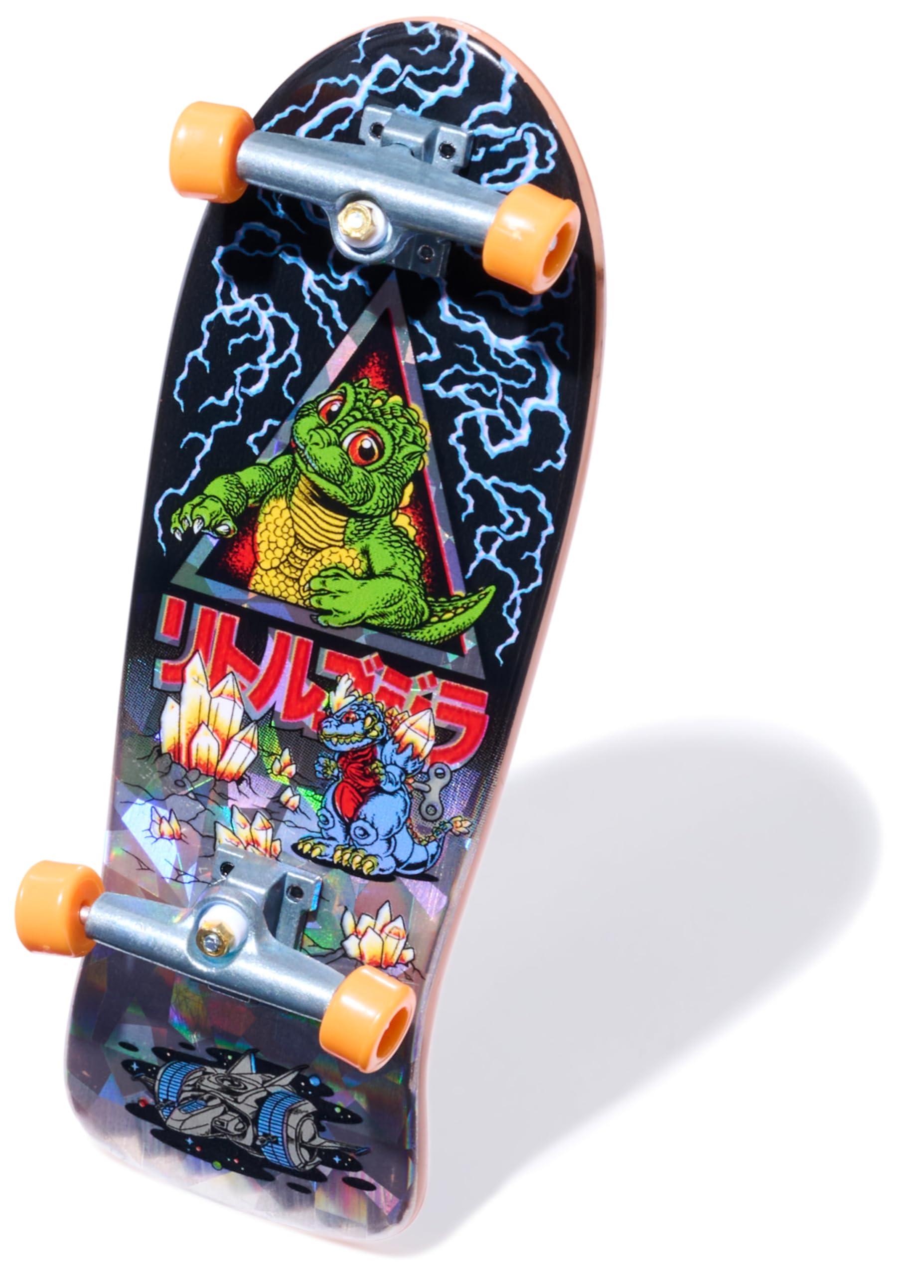 Tech Deck, Godzilla Sk8shop Fingerboard Bonus Pack, Mini Skateboard da Collezione Personalizzabili, Giocattoli per Bambini da 6 Anni in su