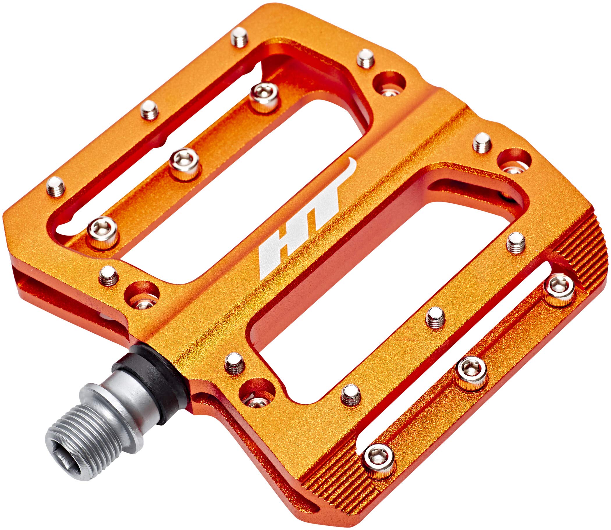 HT Components AN14A Unisex Adult Flat Pedals Pair Orange 9/15