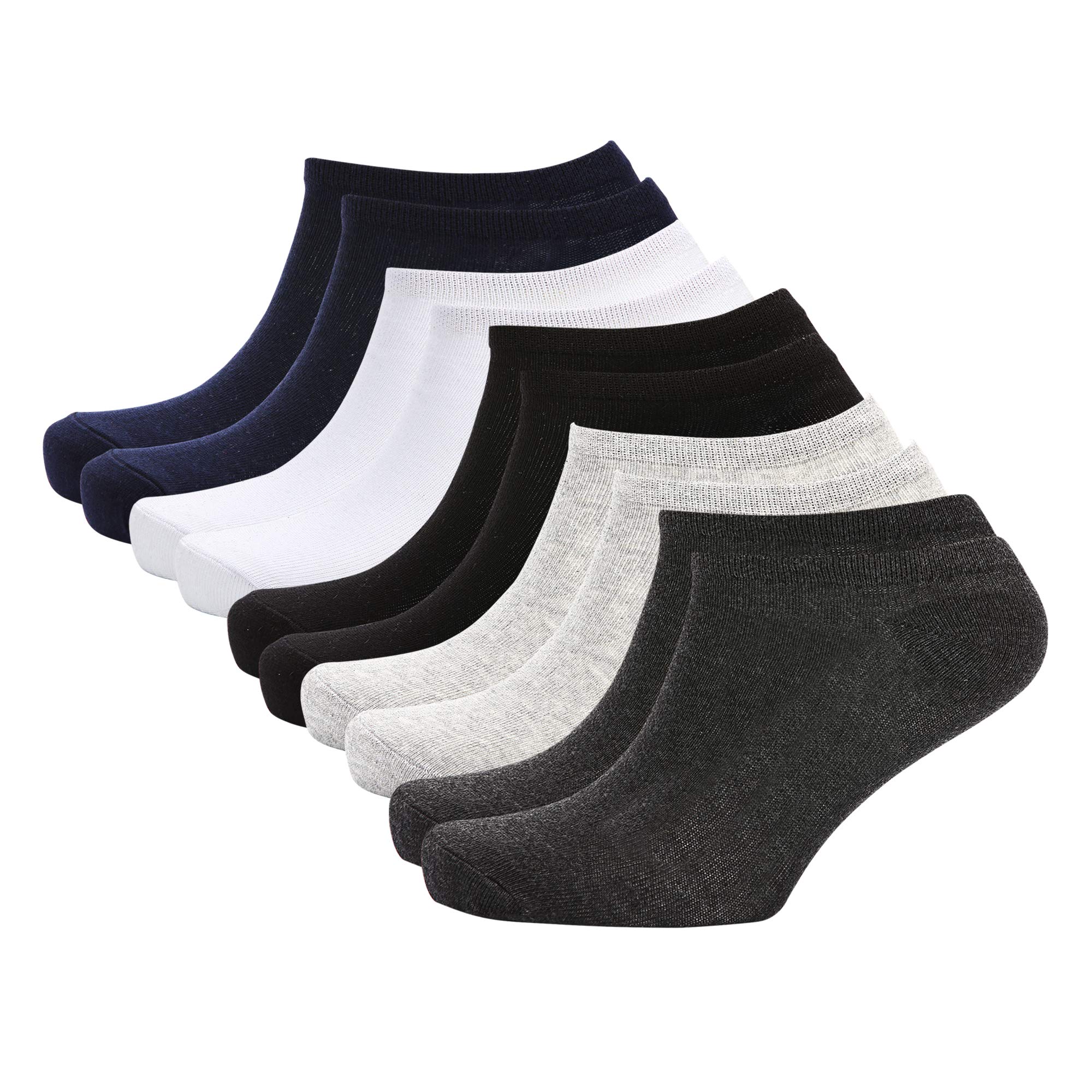 astra Cotton Low Ankle Length Socks For Men and Women | Combo Pack of 5 | Free Size_Multicolor |-picture-34