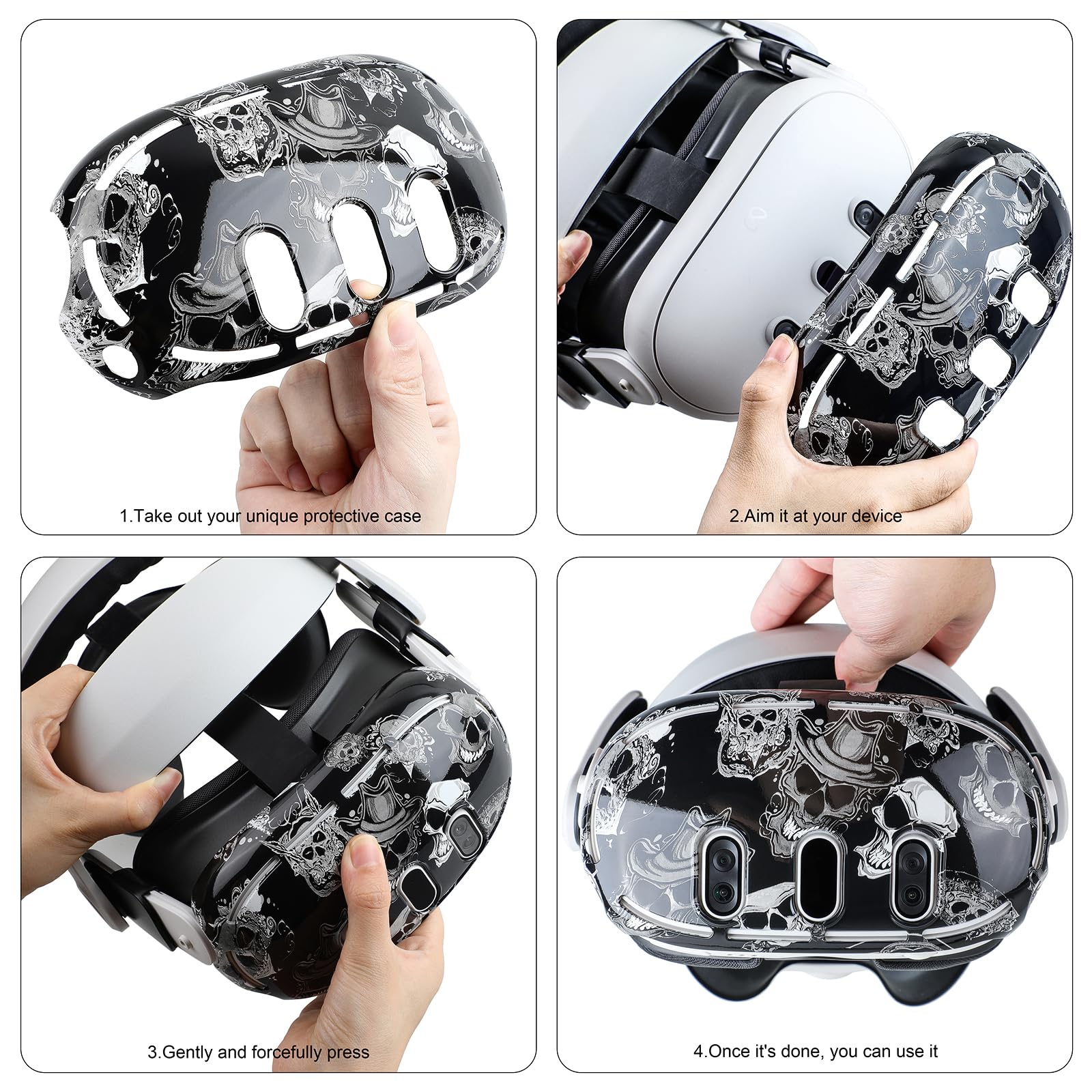 Amazon.com: Hard Shell Protector Case Cover for Meta Quest 3,VR