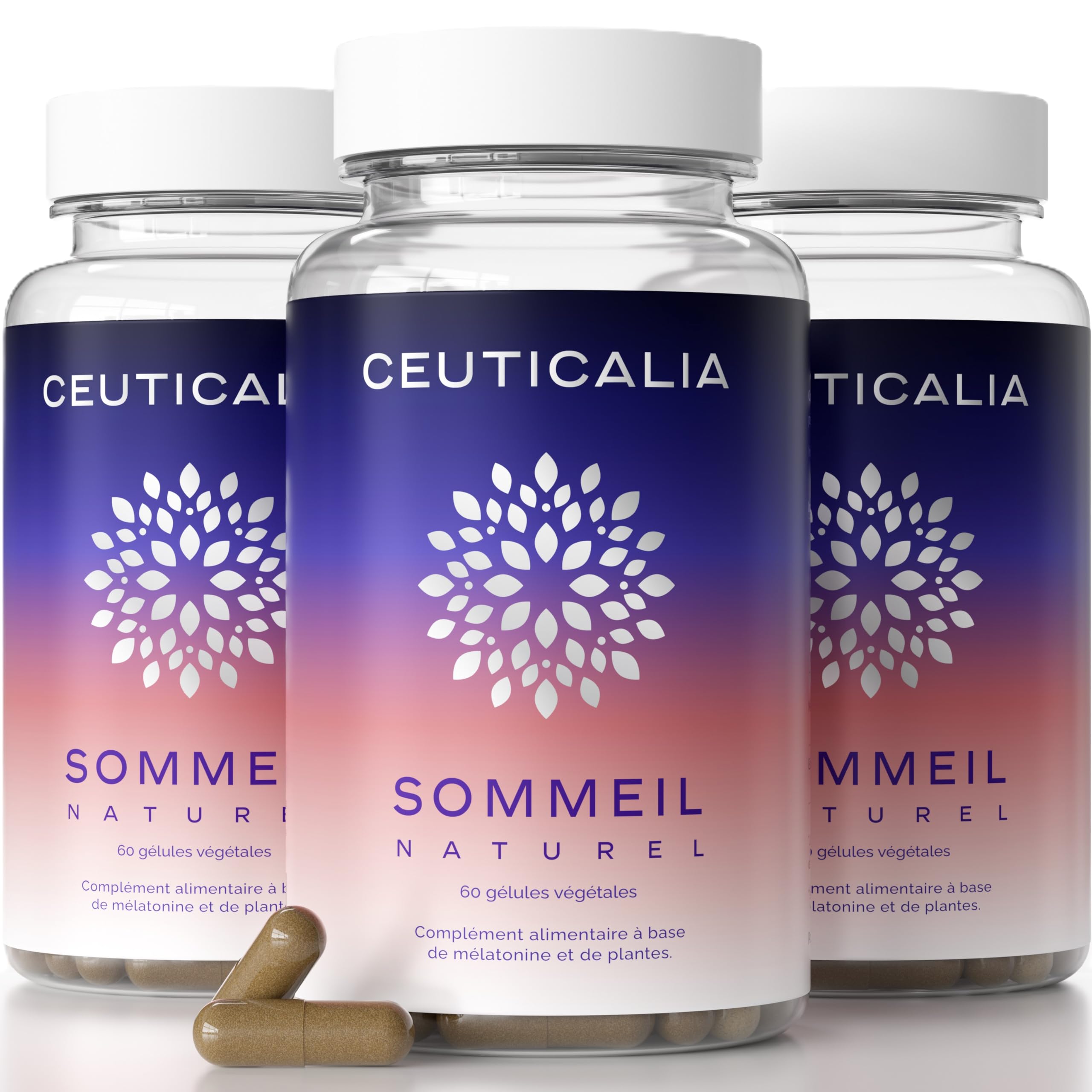 Complément Alimentaire Sommeil Naturel - Aide au Sommeil pour S'endormir Vite, B