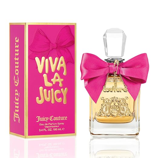 Juicy Couture Viva La Juicy Eau De Parfum Spray, Women's Perfume with Notes of Mandarin, Gardenia & Caramel, Floral & Sweet, Gift for Her