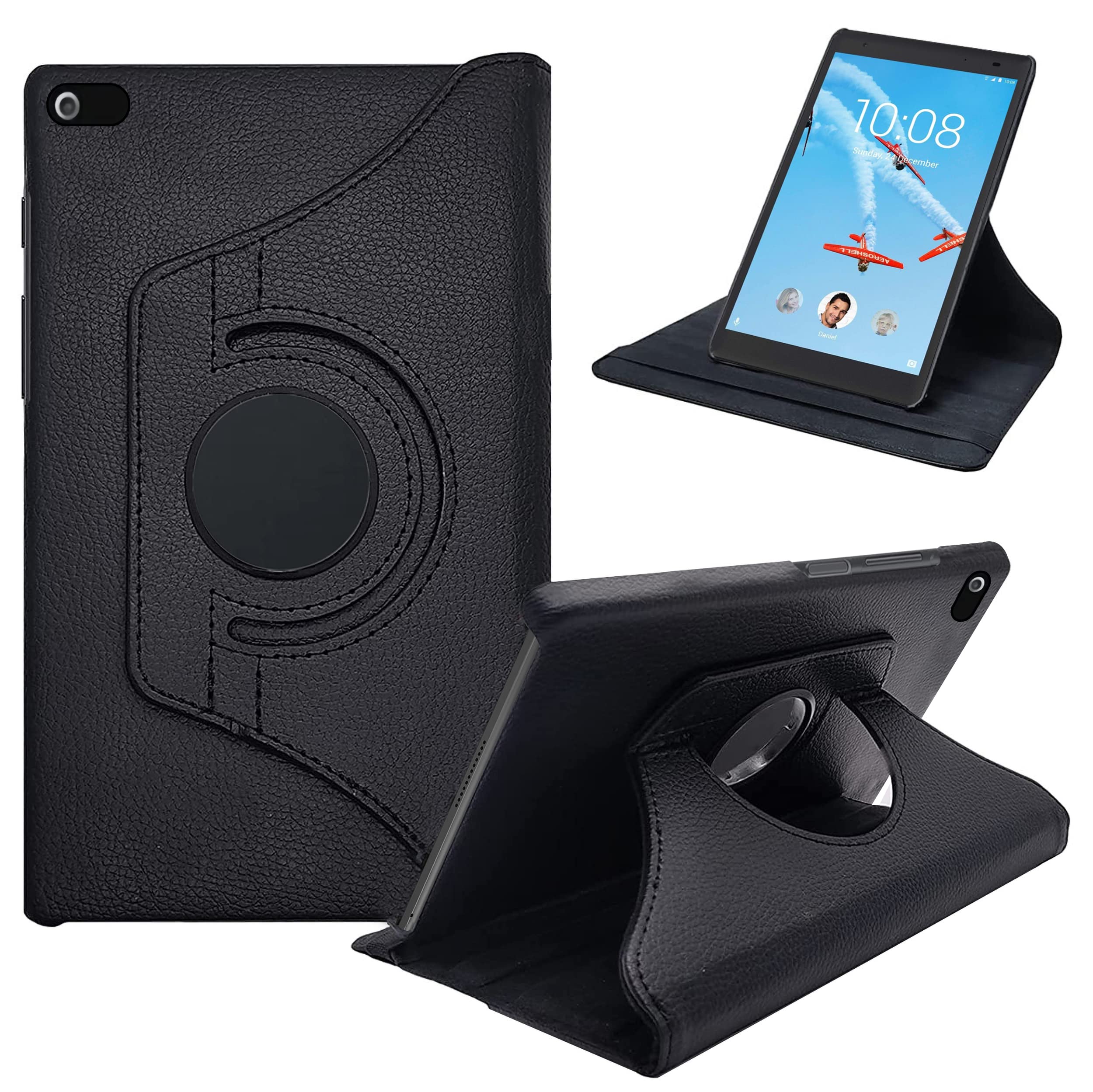TGK Rotating Cover for Lenovo Tab 4 8 TB-8504X / TB-8504F / TB-8504N 8-Inch (Black) 360 Degree Leather Smart Rotary Swivel Stand Case (B0B34H6175) Amazon Price History, Amazon Price Tracker