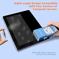 Vista 8 de Kit de limpieza para laptop, kit de limpieza de teclado con spray y toallita, limpiador de teclado para MacBook, iPad, tableta, iPhone, computadora