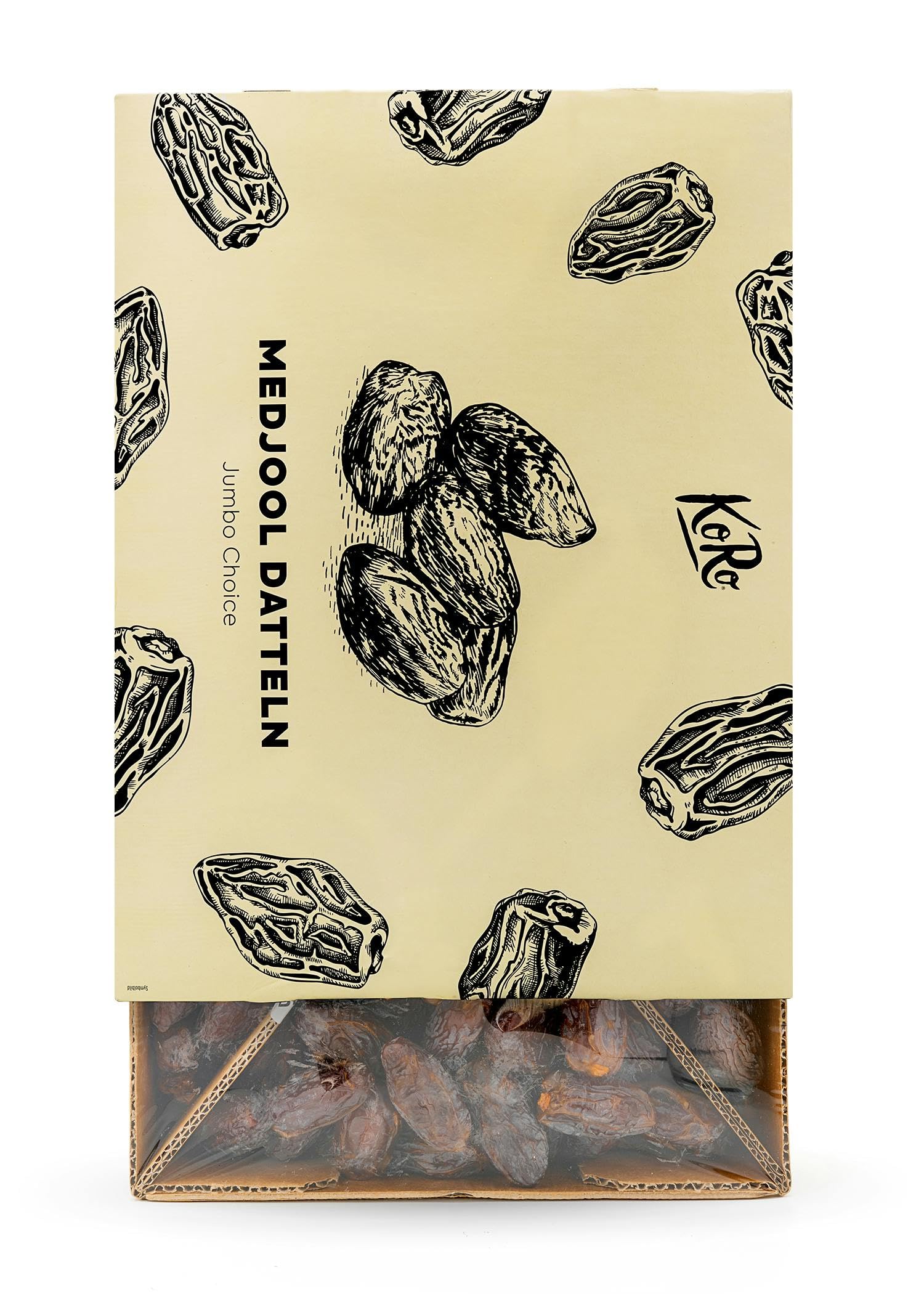 KoRo - Datteri Medjoul JUMBO CHOICE con nocciolo, KoRo | 5 kg