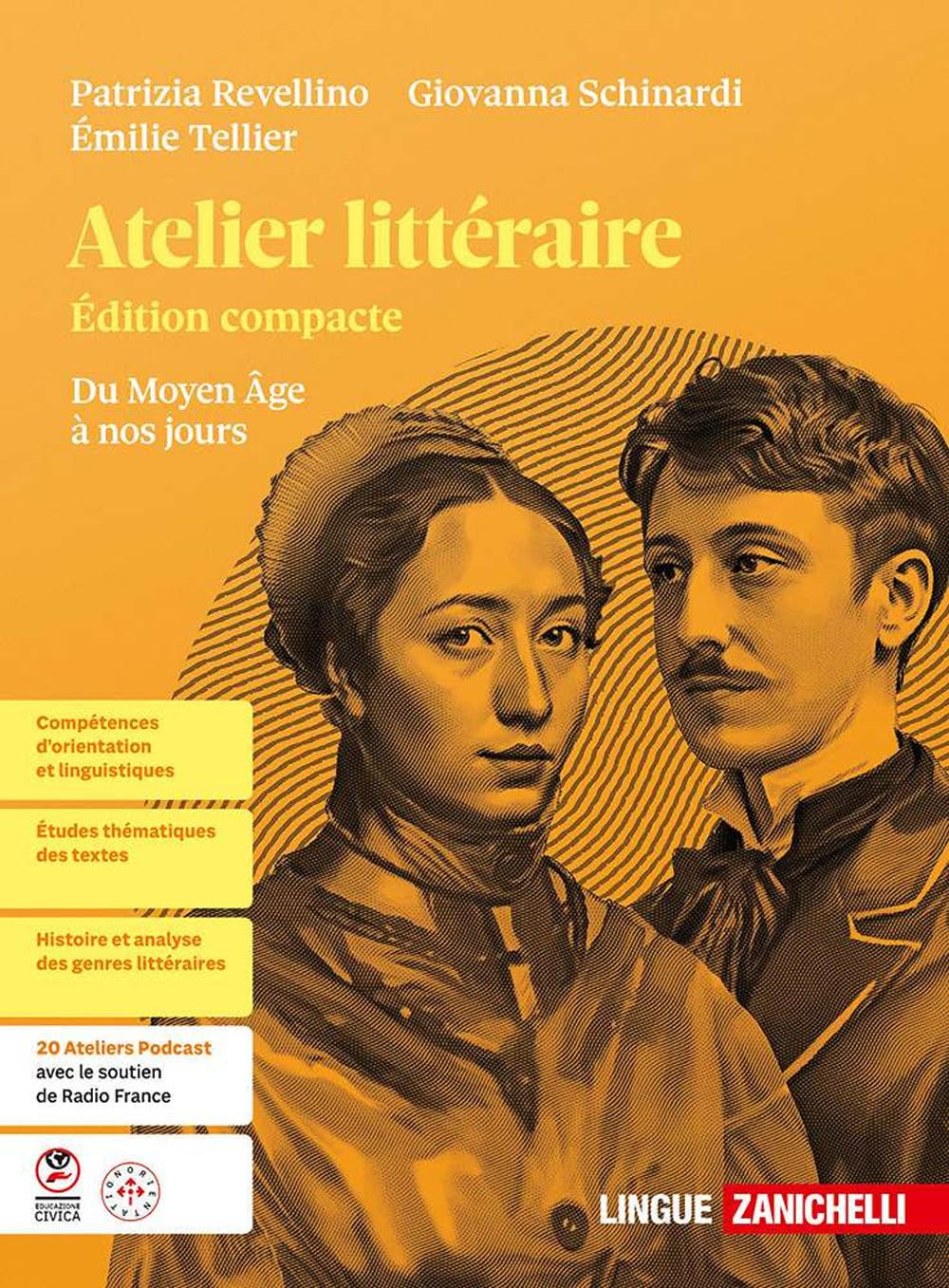 ATELIER LITTÉRAIRE ÉDITION COMPACTE - VOLUME UNICO (LDM) - (9788808546098) + Materiali didattici – Rebillo