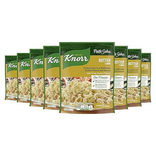 Knorr Pasta Sides Pasta Sides Dish, Butter 4.5 oz (Pack of 8) - Butter - 4.5 Ounce (Pack of 8)