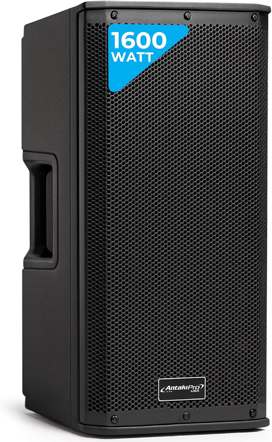 ANTAKIPRO 12-Inch 2-Way Active Loudspeaker - 1600W 4 Ohms Wireless PA Speaker with USB Inputs, Digital Signal Processing, TWS, XLR & RCA, Loud Outdoor Bluetooth Speaker Ideal for DJs & Sound Systems