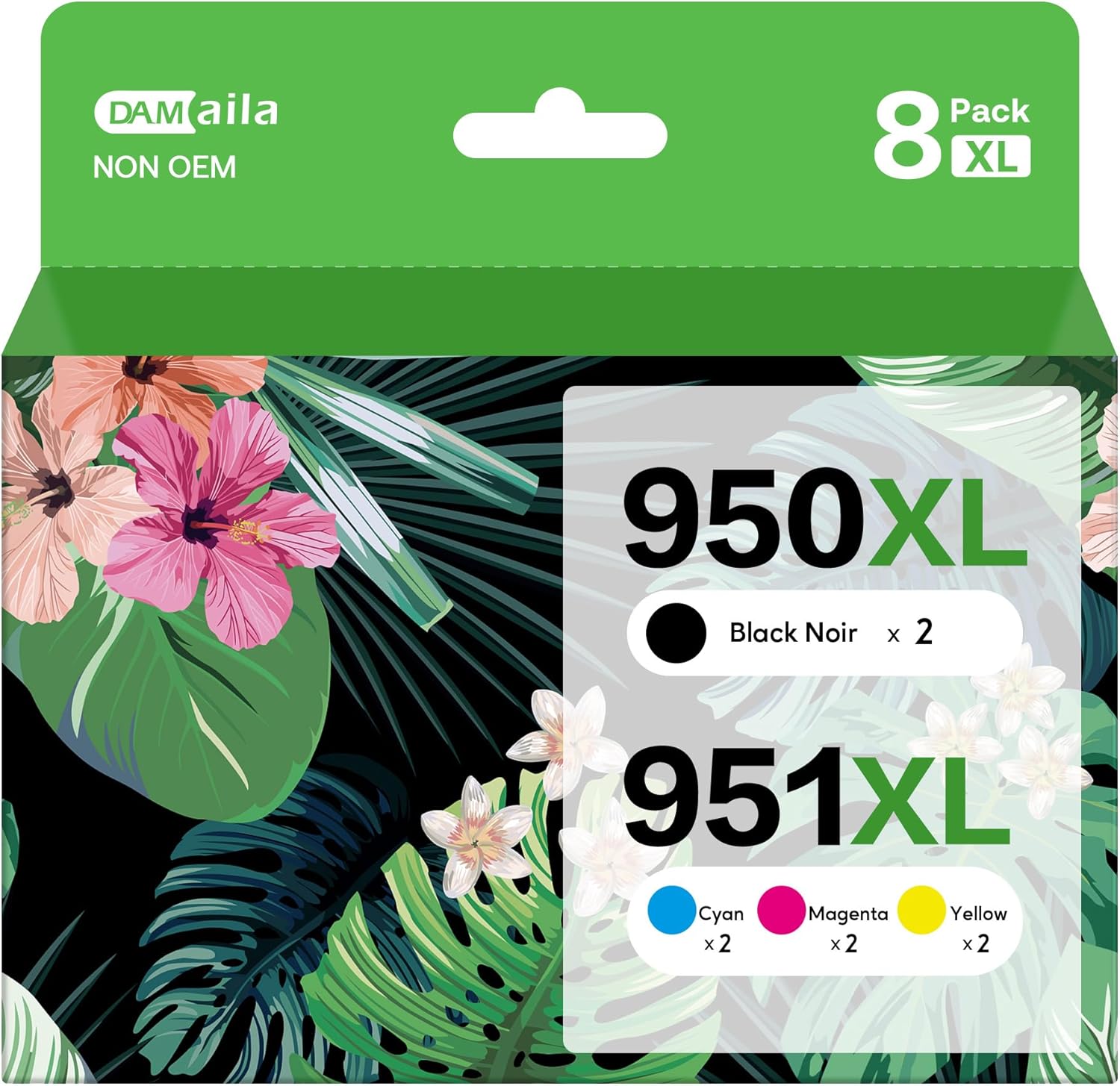 Cartouche D'Encre Compatible HP 950XL/951XL - Pour Officejet Pro 8100/8600/8710 - Marque K2PRINT