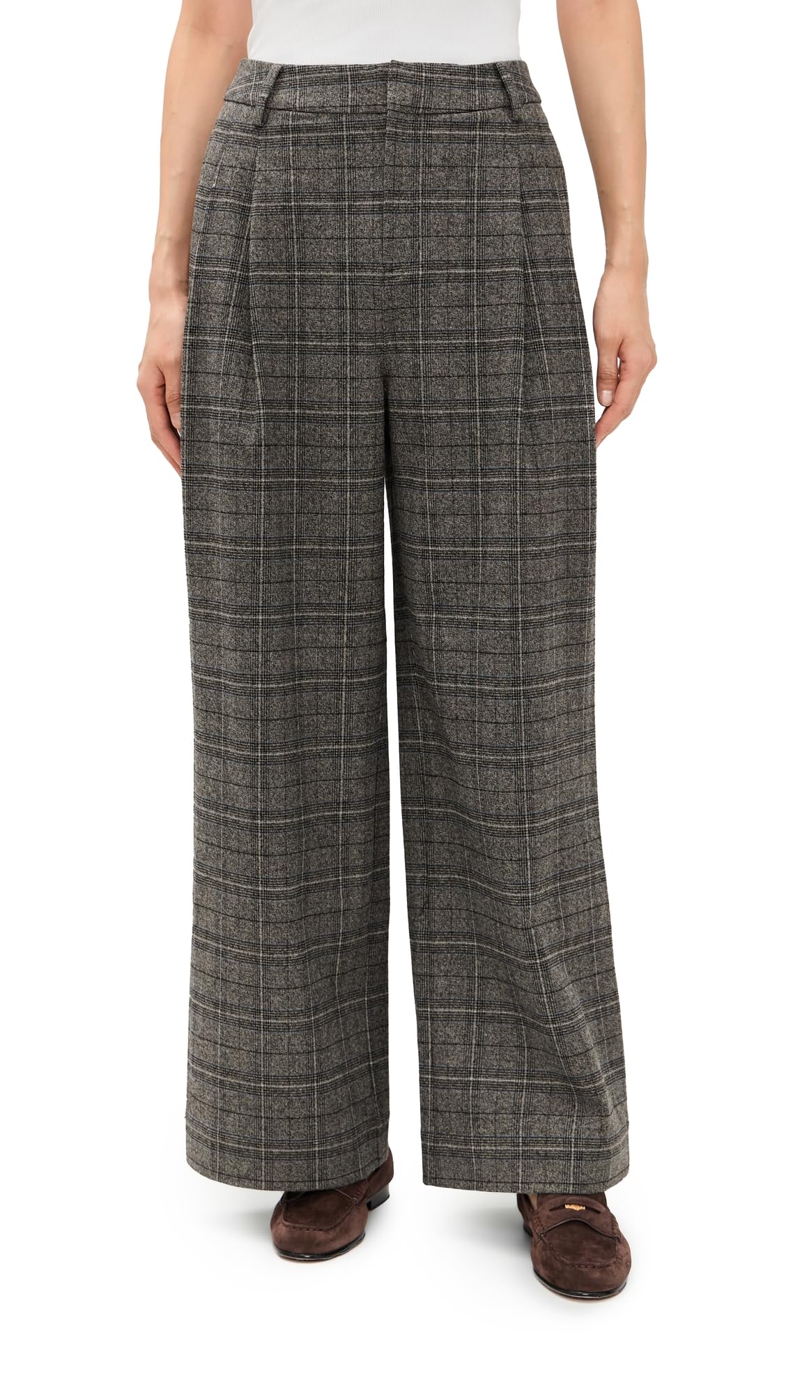 LE BOP Womens Reese Pleated Pants