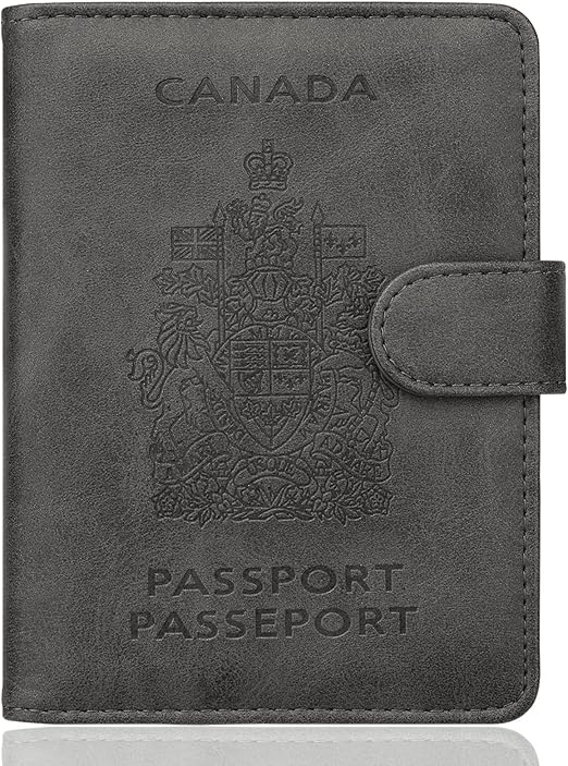 WALNEW Porte-passeport et portefeuille de voyage anti-RFID - Cover Case