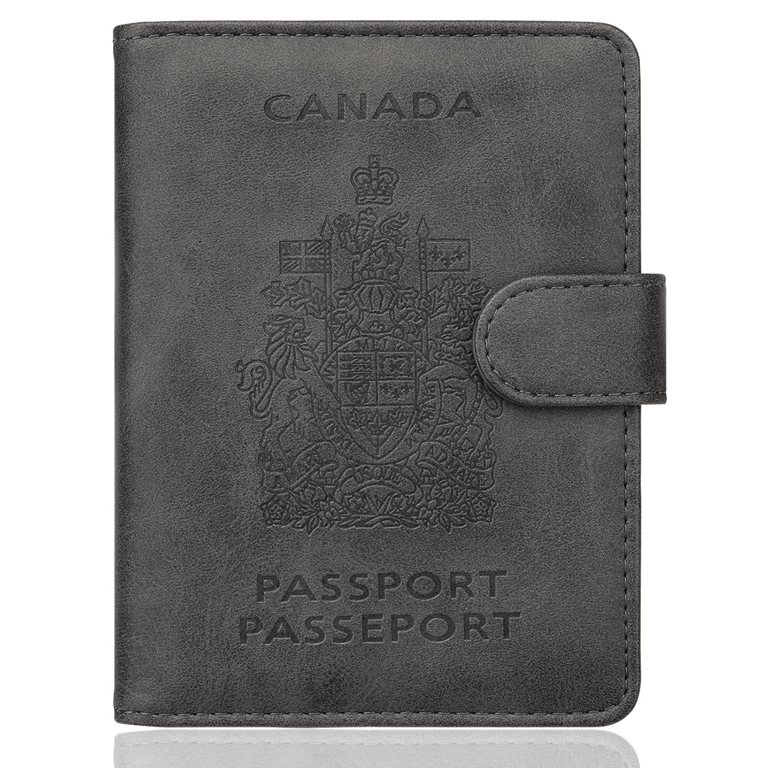 WALNEW RFID Blocking Passport Holder Travel Wallet Cover Case