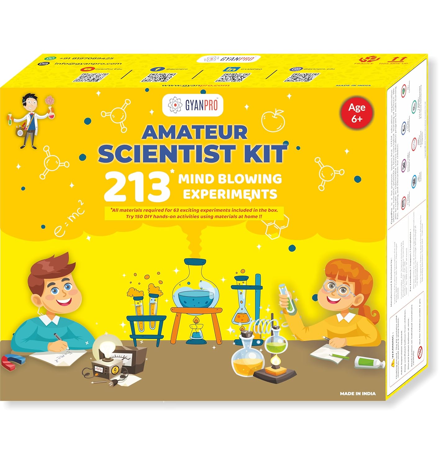 Buy Amateur Scientist Kit Science Kit for Boys and Girls Ages 6 to 14