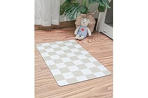 Ralxion Checkered Dog Feeding Mat: Keep Your Furry Friend's Feeding Zone Neat and Tidy