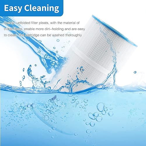 Miniatura 5 de El cartucho de filtro de piscina PCC60 reemplaza a Pentair CCP240, compatible con Unicel C-7469, Pleatco PCC60, Filbur FC-1975, 178569, R173572, 4 x