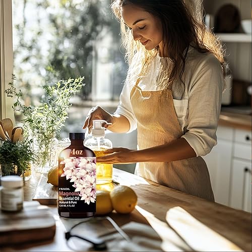 Miniatura 55 de Aceite esencial de sándalo, aceite de sándalo, 4 onzas líquidas, 4.1 fl oz para difusor, humidificador, limpieza de yoga, bricolaje, velas, Sándalo