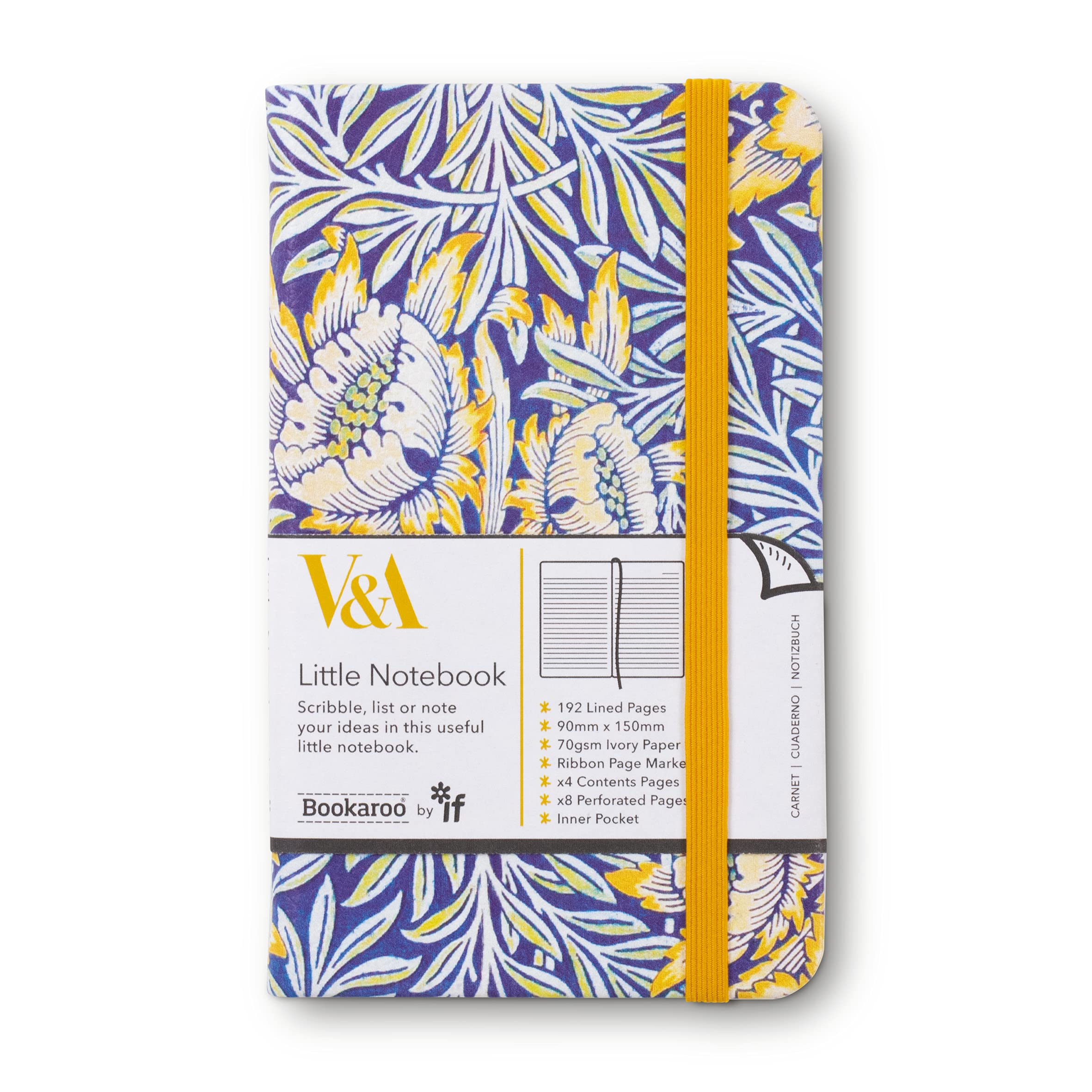 IF V & A Bookaroo Journal A6 Morris Tulip & Willow