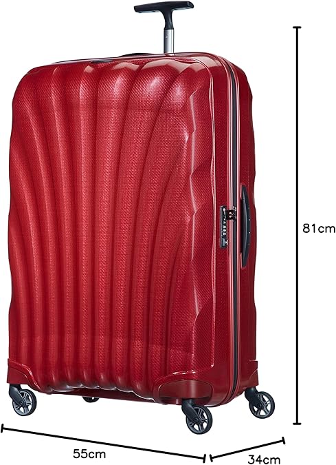 SAMSONITE サムソナイト コスモライト スーツケース レッド 33L Amazon | [サムソナイト] スーツケース コスモライト スピナー81