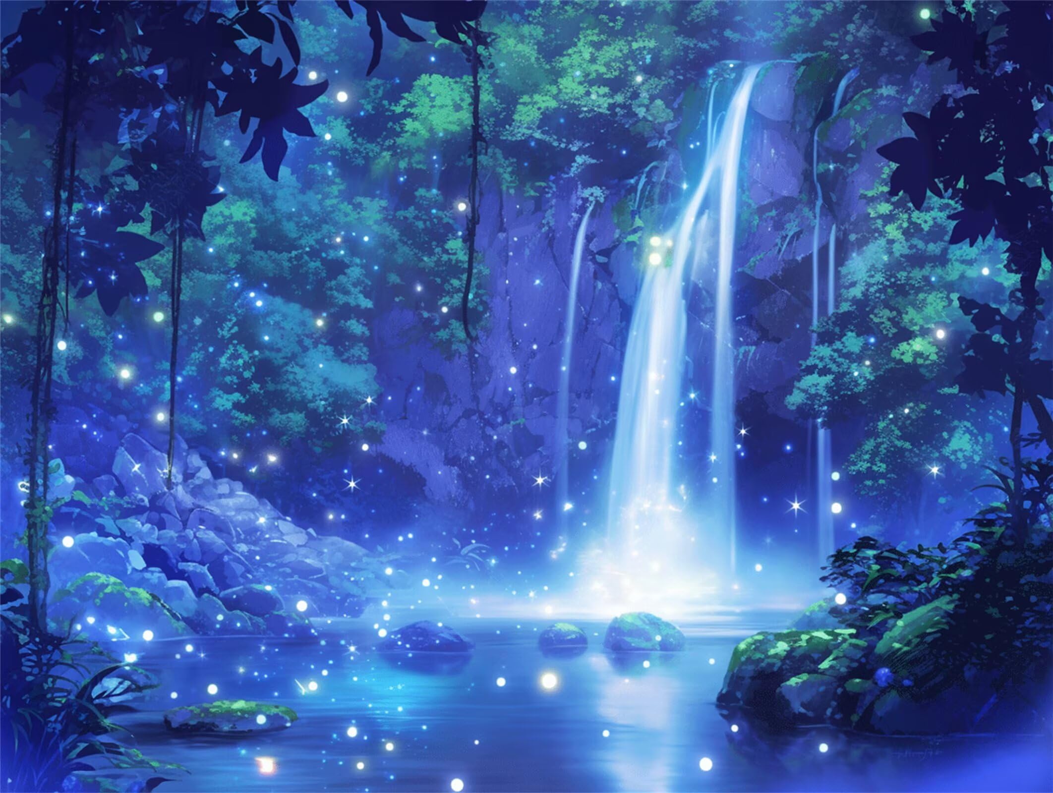 Pintar por Numeros Cascada Pinturas Acrilicas paisaje Pintura por Numeros Lienzos para Pintar, Pintura Acrilica Manualidades, Decoración para Hogar, Regalos Cumpleaños, 90x120cm Sin Marco, q-712