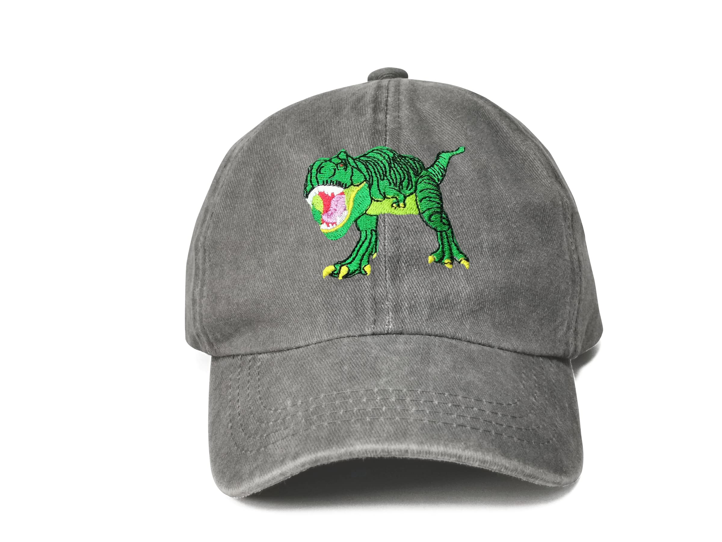 Hepandy T-Rex Embroidered Kids Dad Hats for Boys Girls Dinosaur Lover Gift