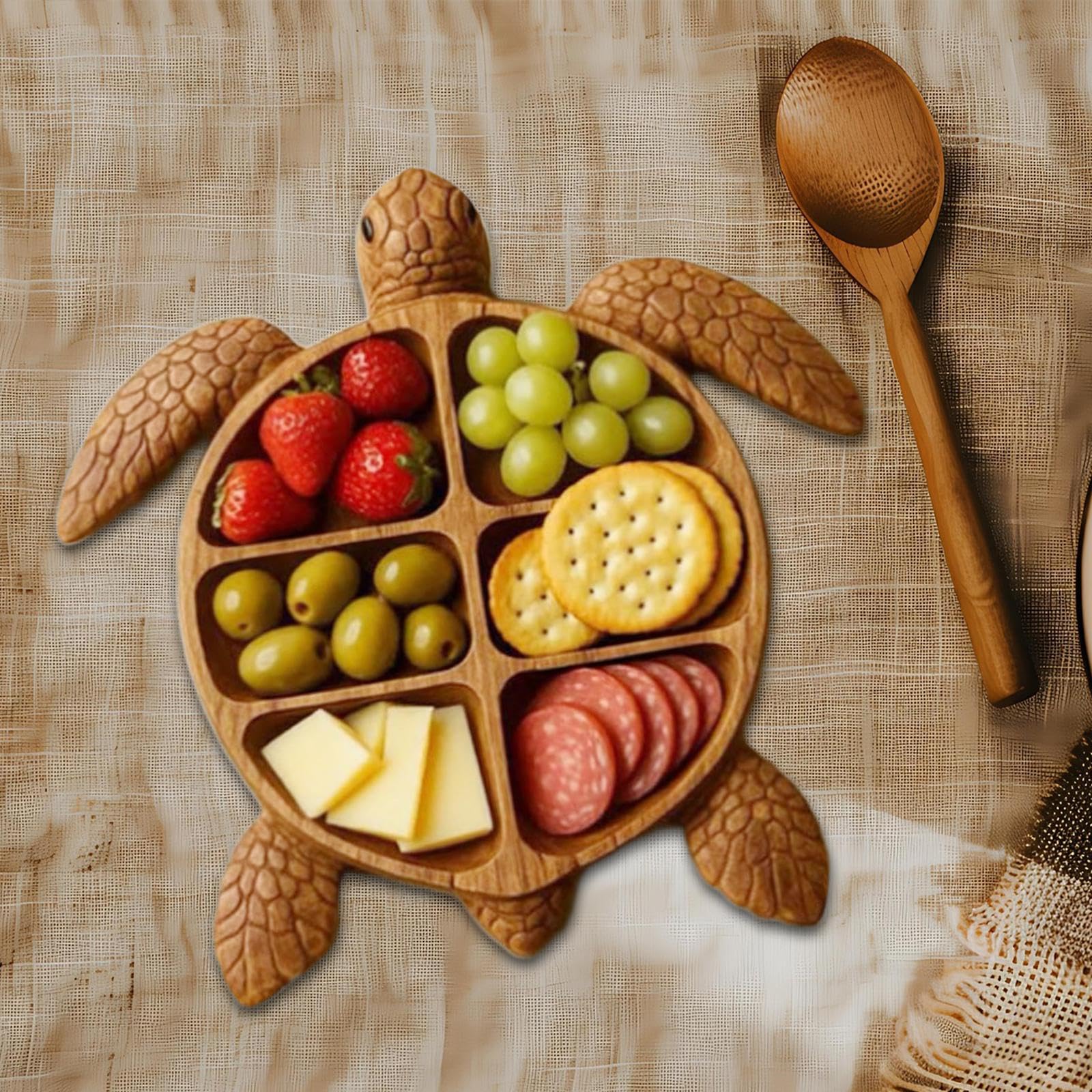 Plateau de Service en Bois, Accessoires de Barbecue, Aliments Originaux