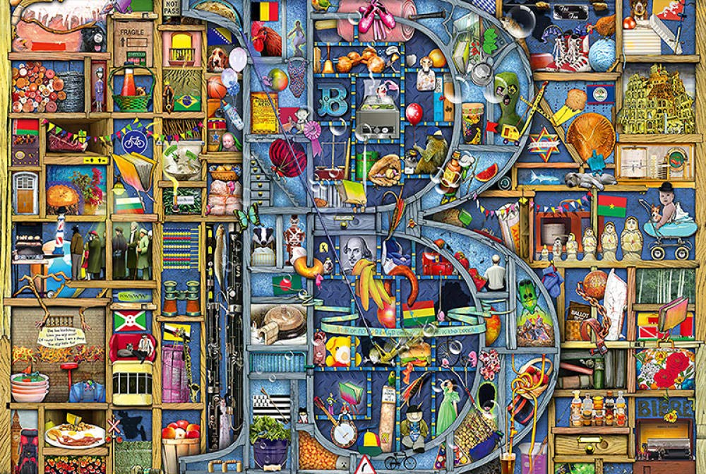 BeiMeng Jigsaw Puzzles Adults 500 Piece Educational Toy Wooden Closet Home Decoration Gifts -38x52cm