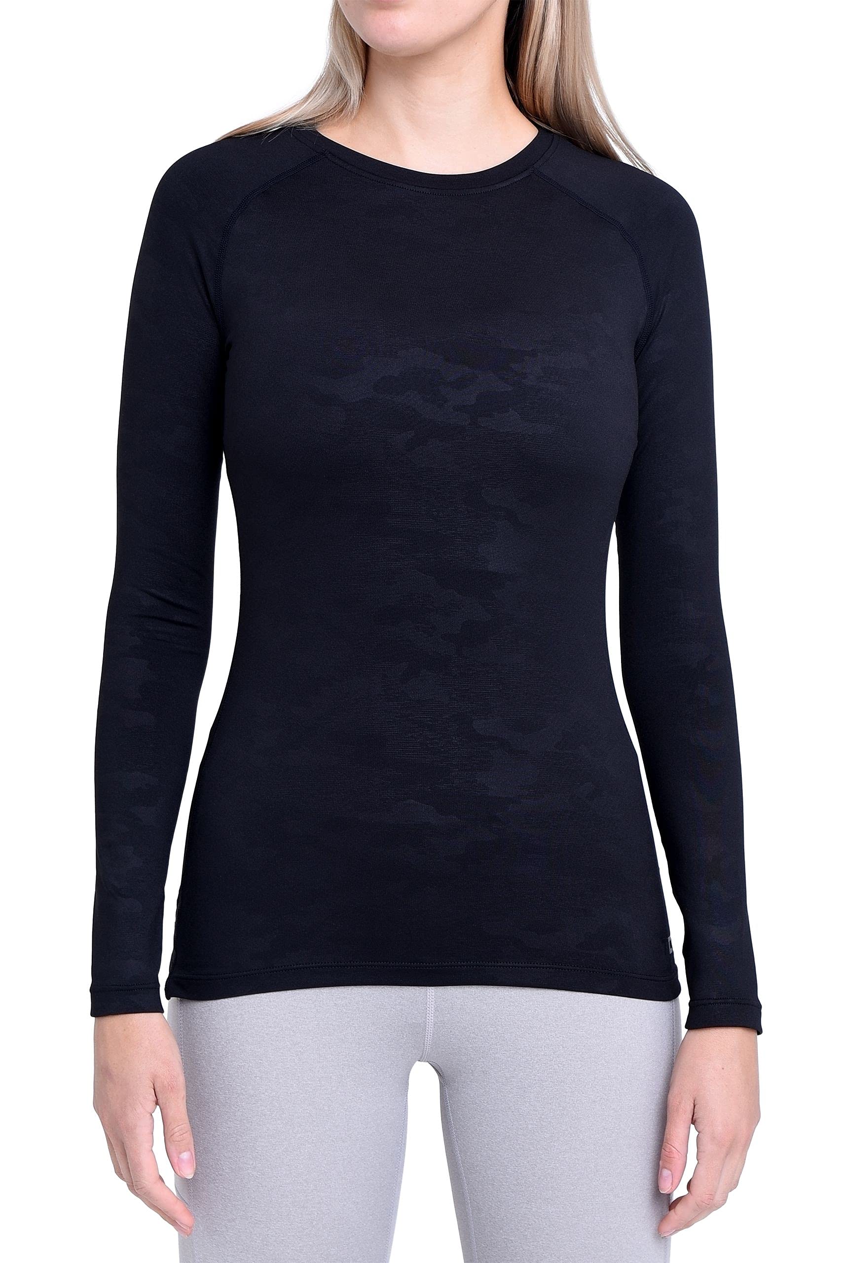 TCA SuperThermal Maglia Termica Donna Manica Lunga - Intimo Termico Donna Invernale - Maglietta Termica Sportiva - Maglie Termiche - Maglia Intima Quickdry - Abbigliamento Termico