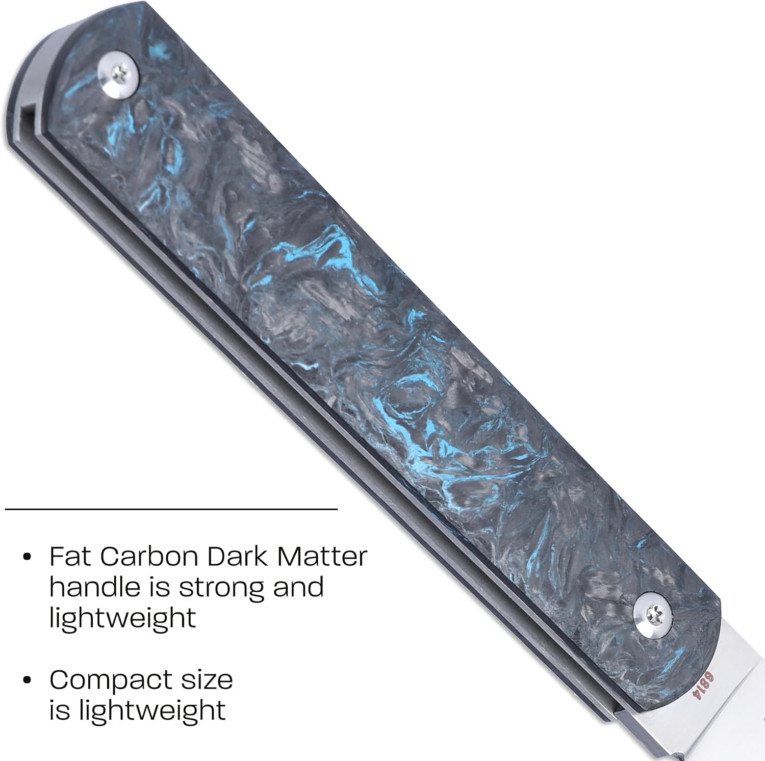 CRKT A.P.C. Everyday Carry Folding Knife: Drop Point with M390 Steel Blade, Carbon Fiber Handle, Slip Joint, 6814