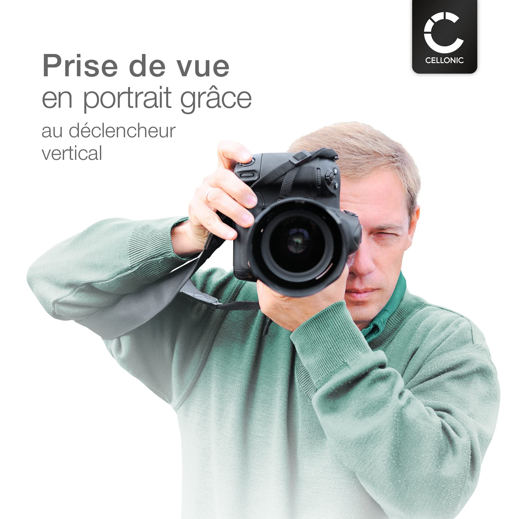 CELLONIC Poignée Batterie Compatible avec Nikon D7200, D7100, MB-D15