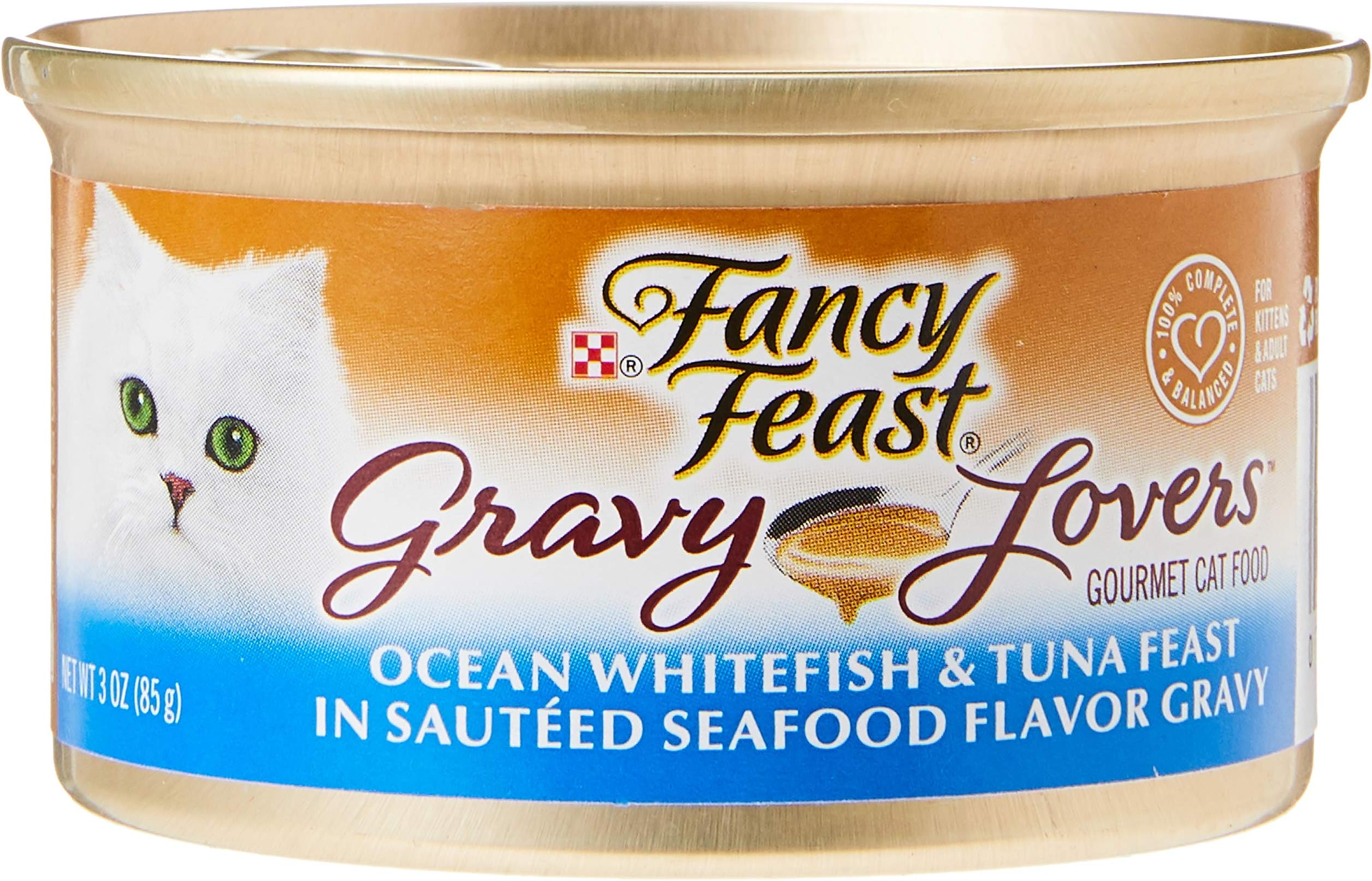 Fancy Feast Gravy Lovers Ocean Whitefish & Tuna Feast Gourmet Cat Food