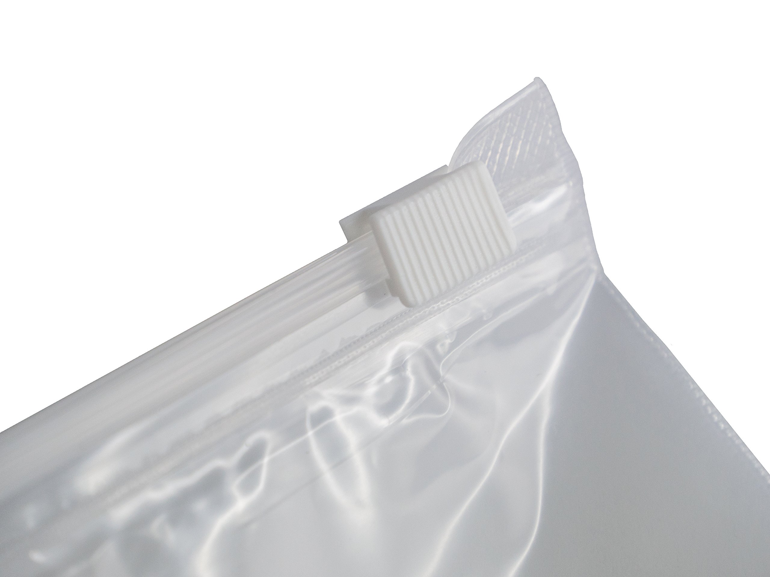 HeiZip 50 x torebki z zamkiem błyskawicznym/torby z zamkiem błyskawicznym 320 x 230 mm, 75 mµ/MY, przezroczyste, zamykane, bezpieczne dla żywności