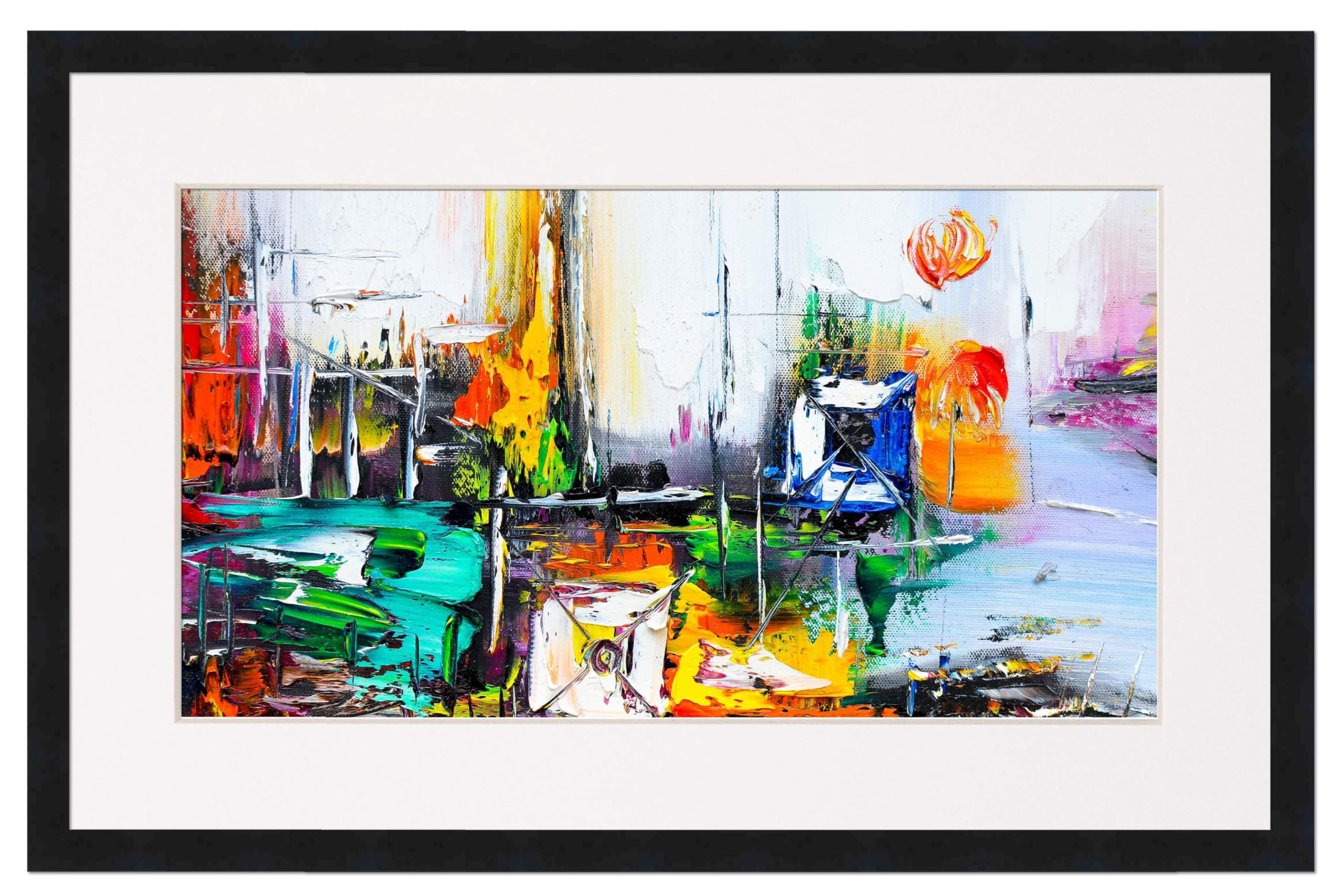 Amazon.co.jp: マット付きフレーム 13x18インチ ブラック 15x20インチ